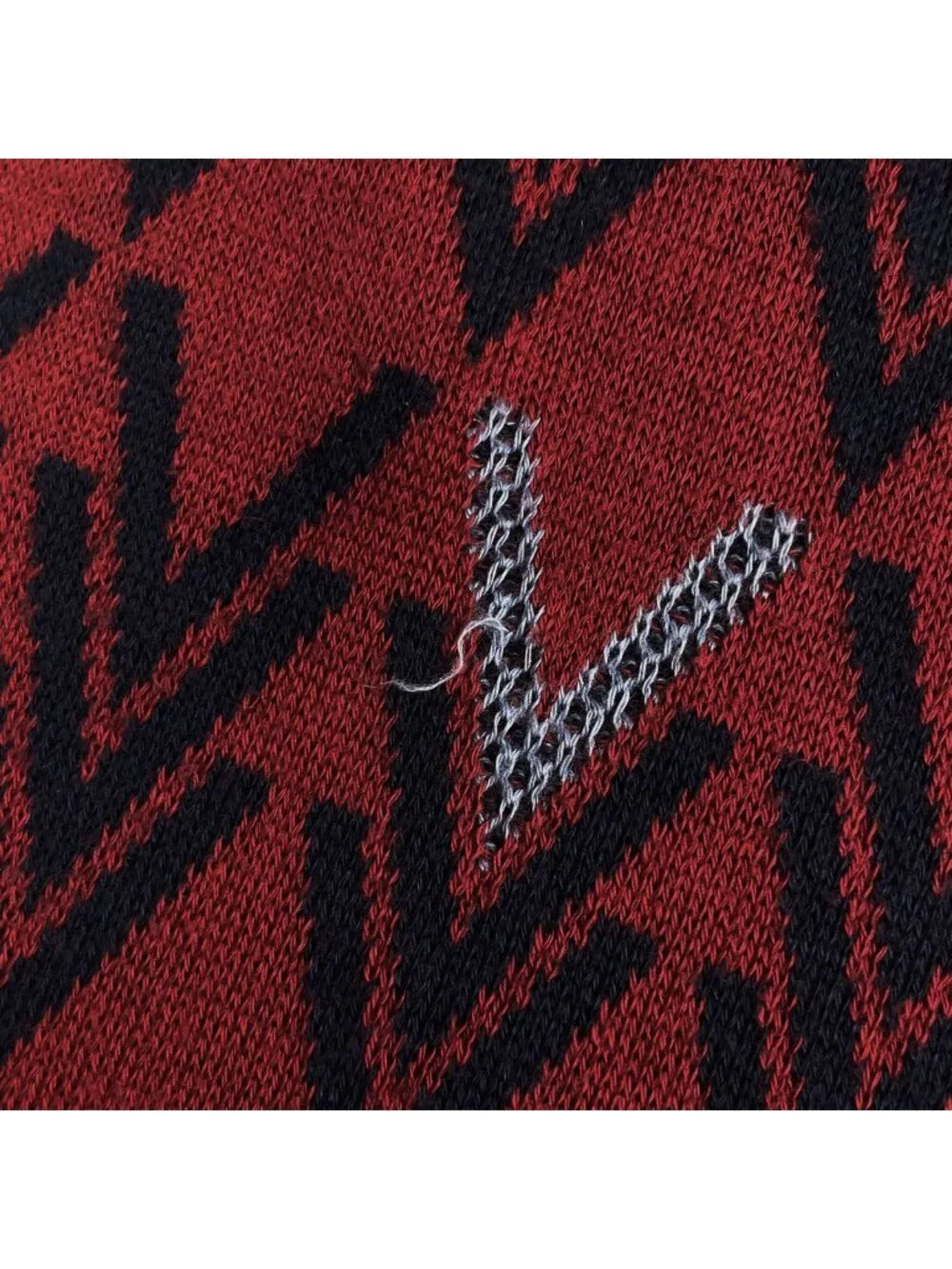 Louis Vuitton Scarf Echarpe Vvv Cotton Cashmere